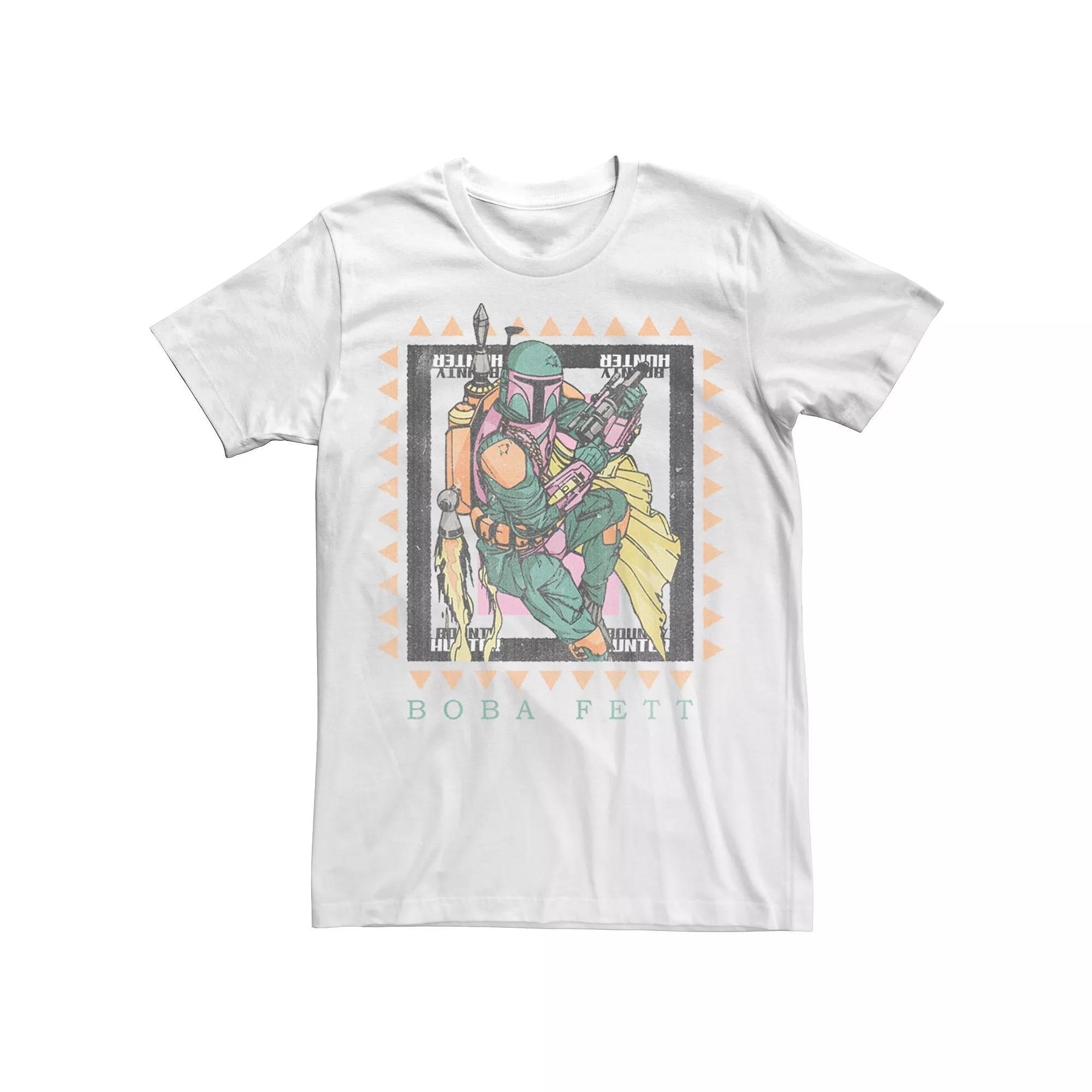 Men's Star Wars Boba Fett Stamp Tee, Size: XL, White Product Image