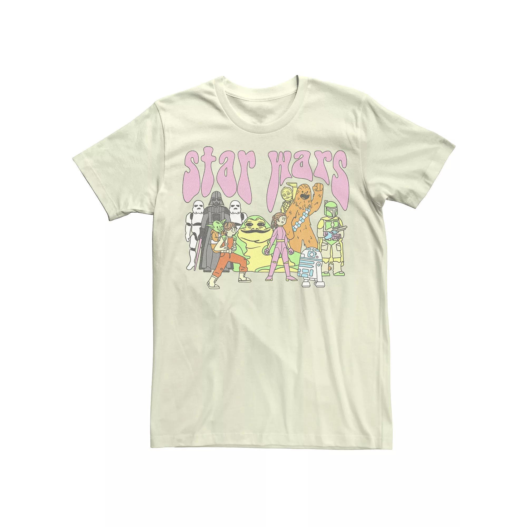 Mens Star Wars Psychedelic Group Poster Tee Product Image