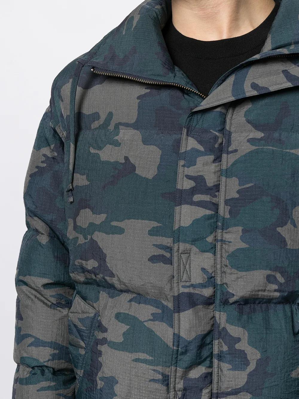 Heart Earth camouflage padded jacket Product Image