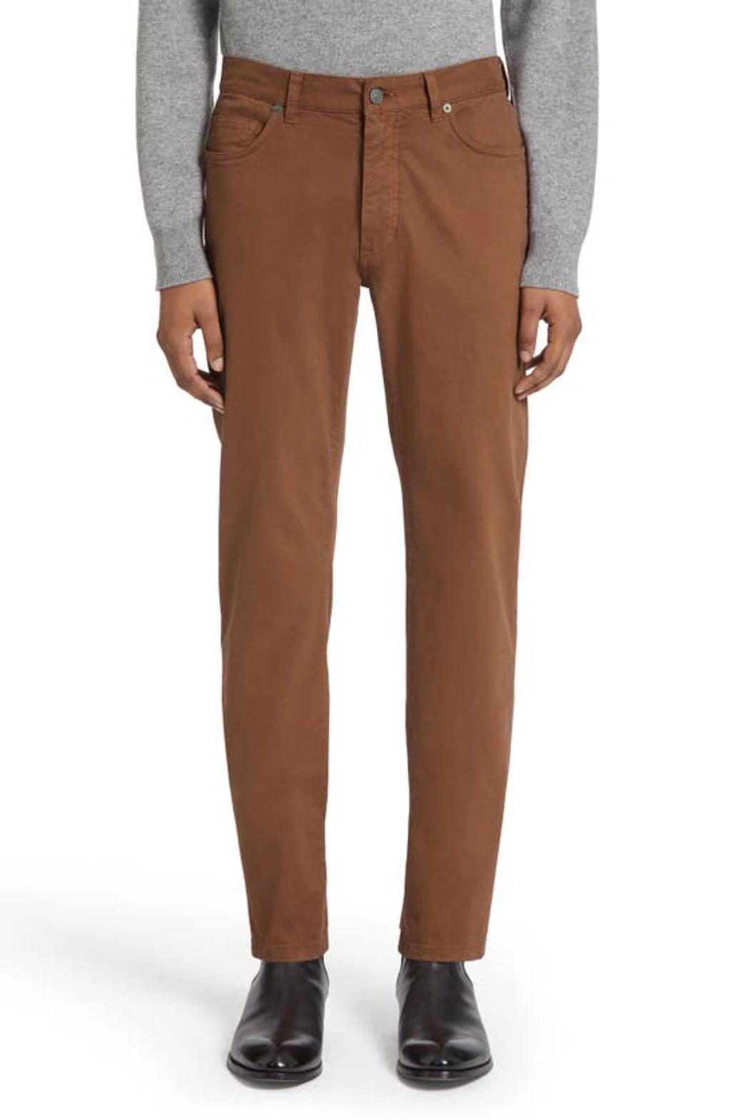 Mens City Fit Stretch Gabardine 5-Pocket Pants Product Image