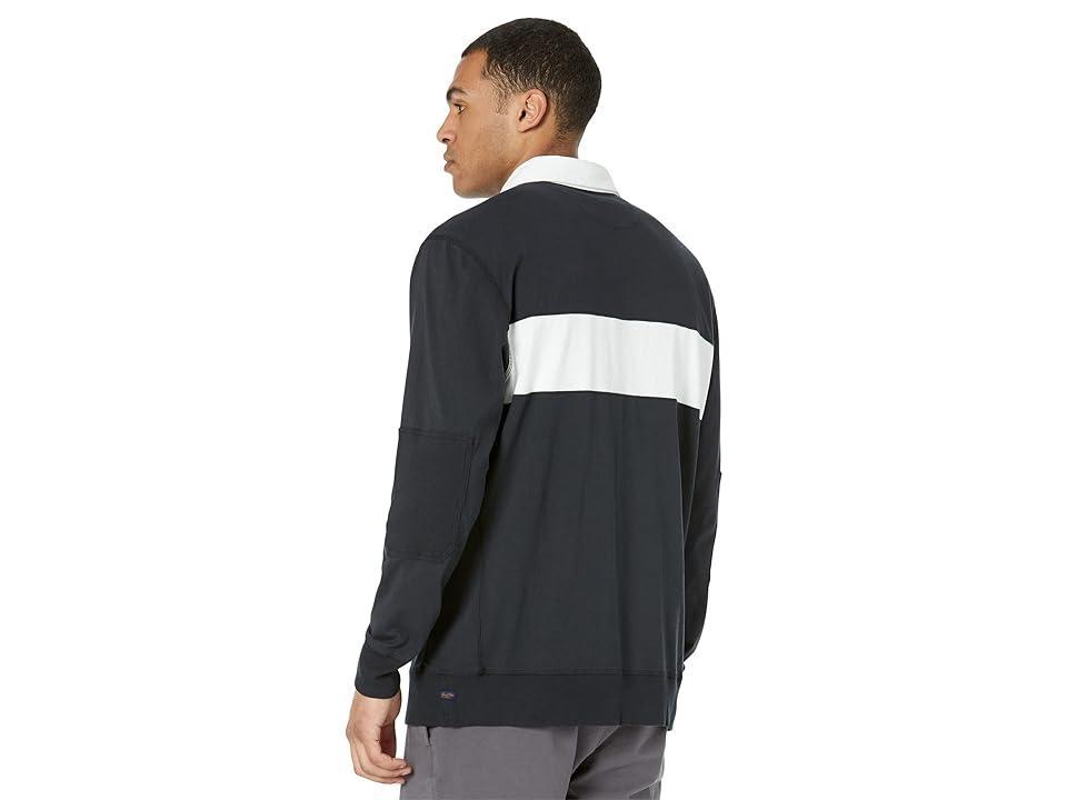 Mens Striped Relaxed-Fit Polo Shirt Product Image