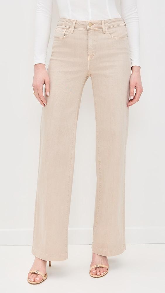 L'AGENCE Clayton High Rise Wide Leg Jeans | Shopbop Product Image