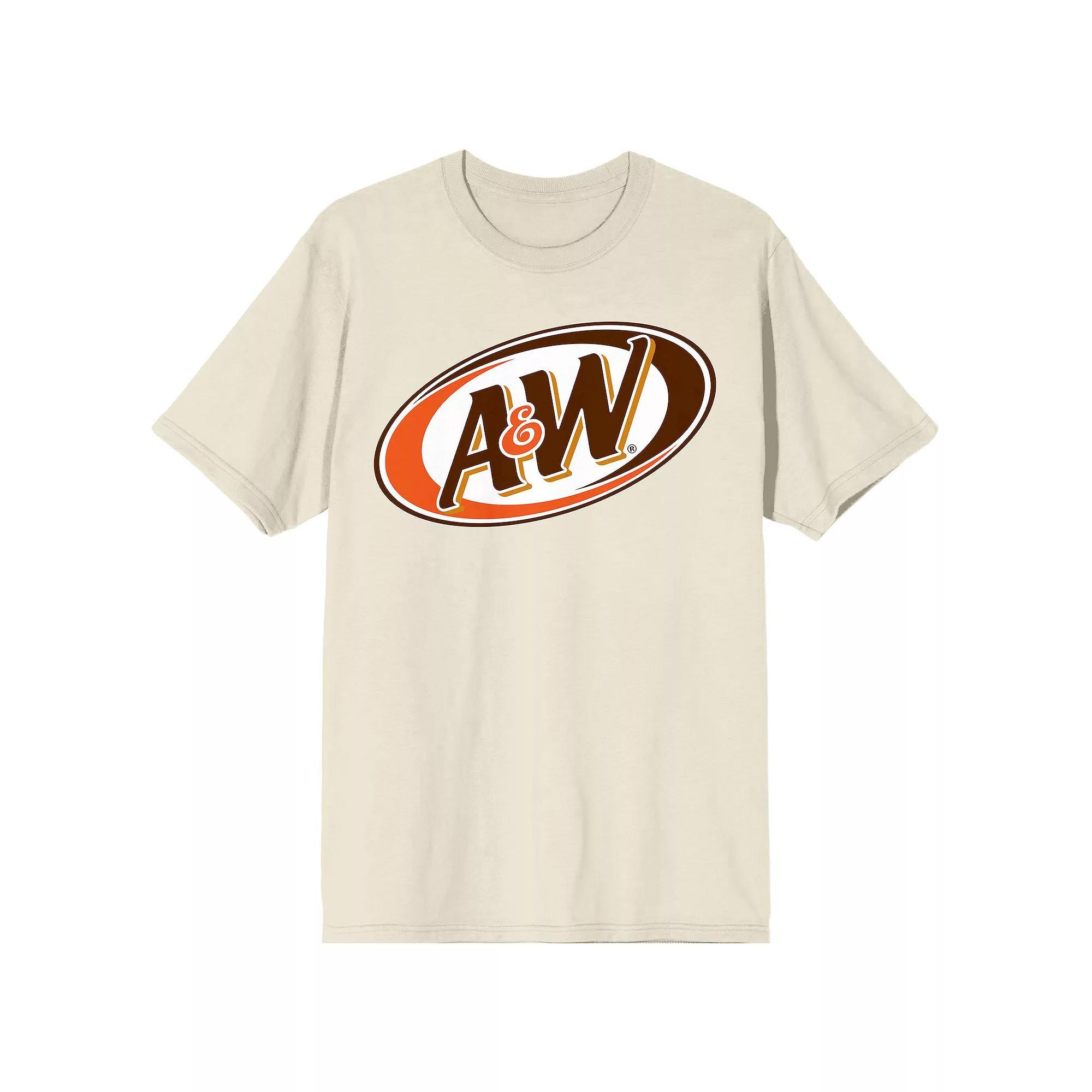 Men's A&W Logo Tee, Size: Medium, White Product Image