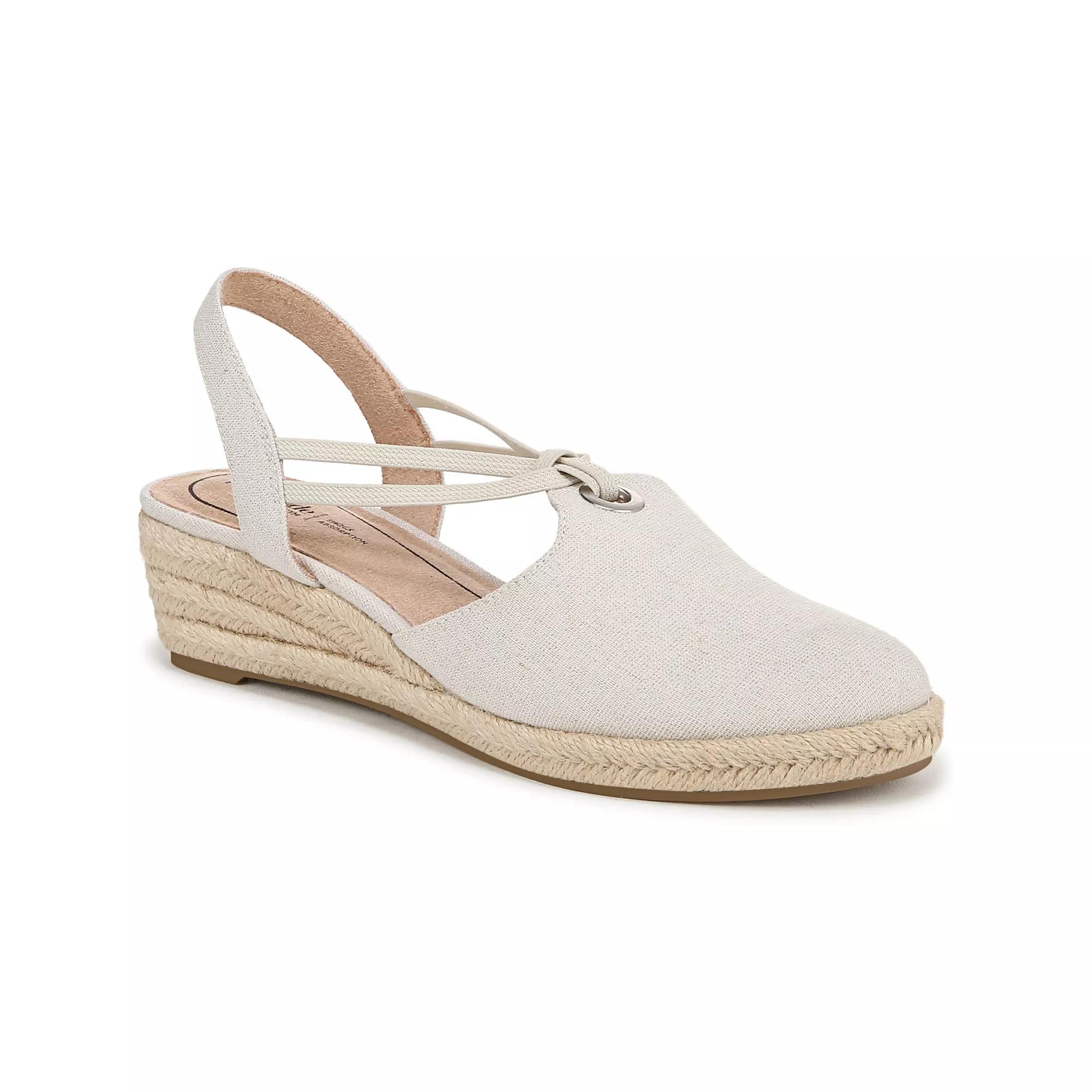 LifeStride Kennedy Women's Espadrille Wedges, Size: 8.5 Wide, Ivory Product Image