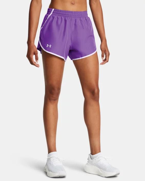 Women's Under Armour Fly-By Shorts, Size: XL, Ether Blue Product Image