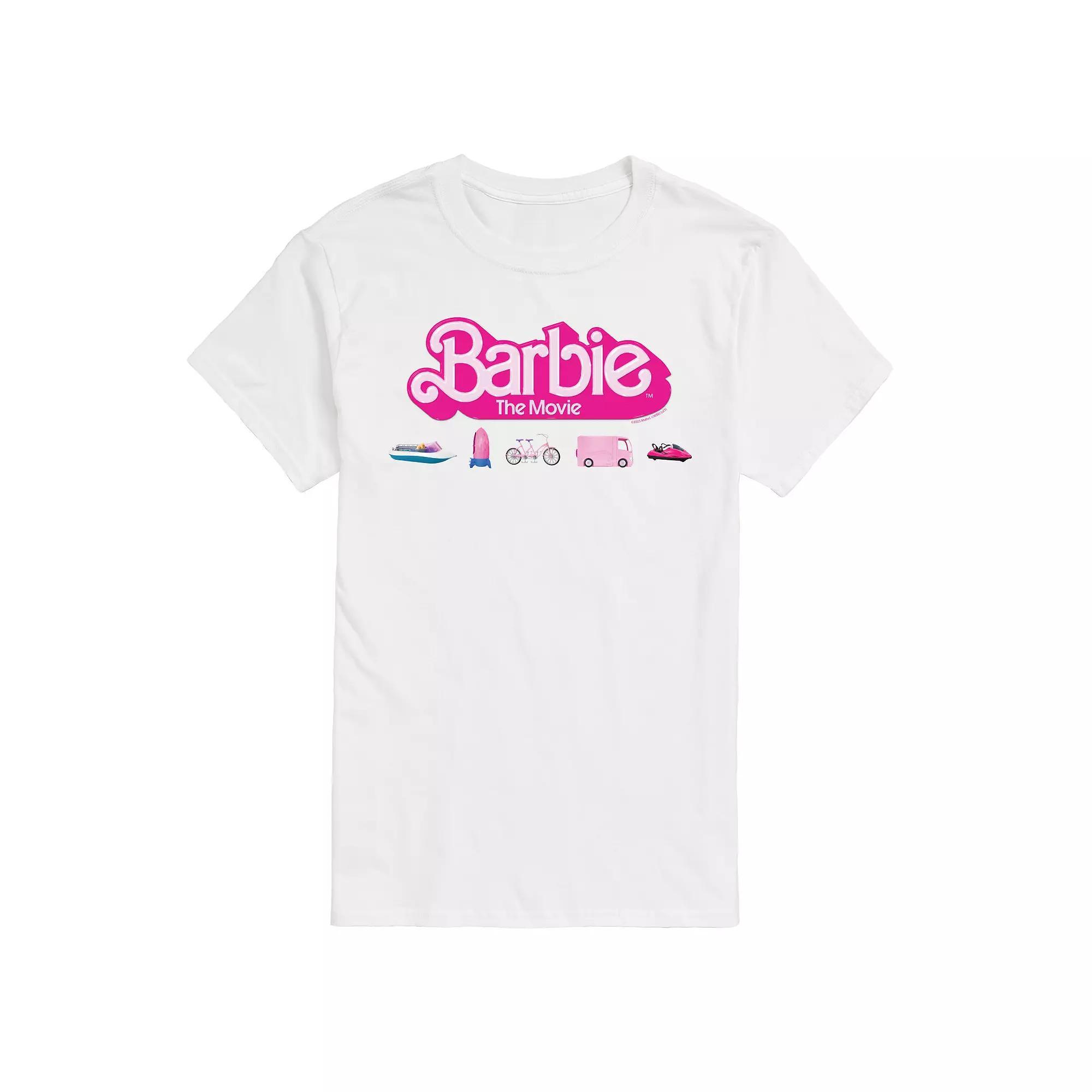 Big & Tall Barbie The Movie Theatrical Vehicle Graphic Tee, Mens Product Image