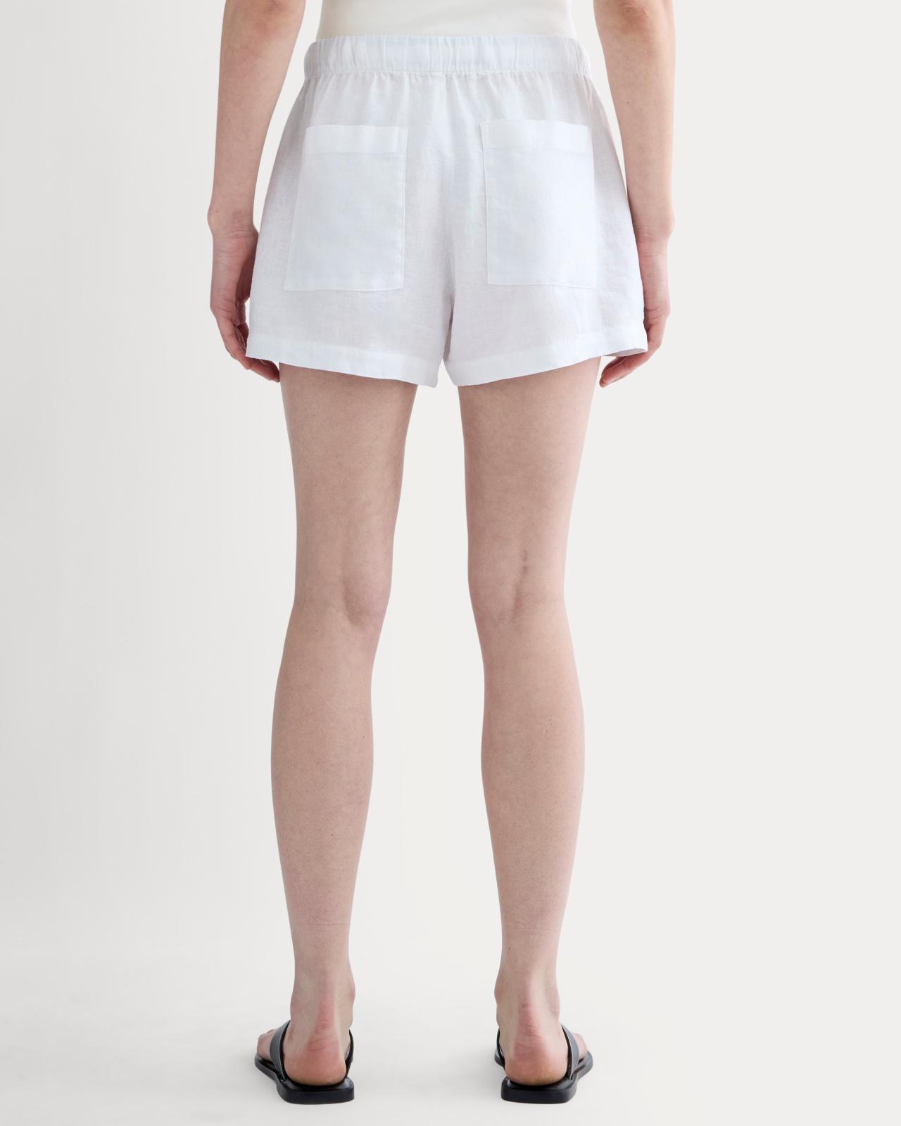 Womens Drawstring Boxer Short in Linen by Everlane Product Image