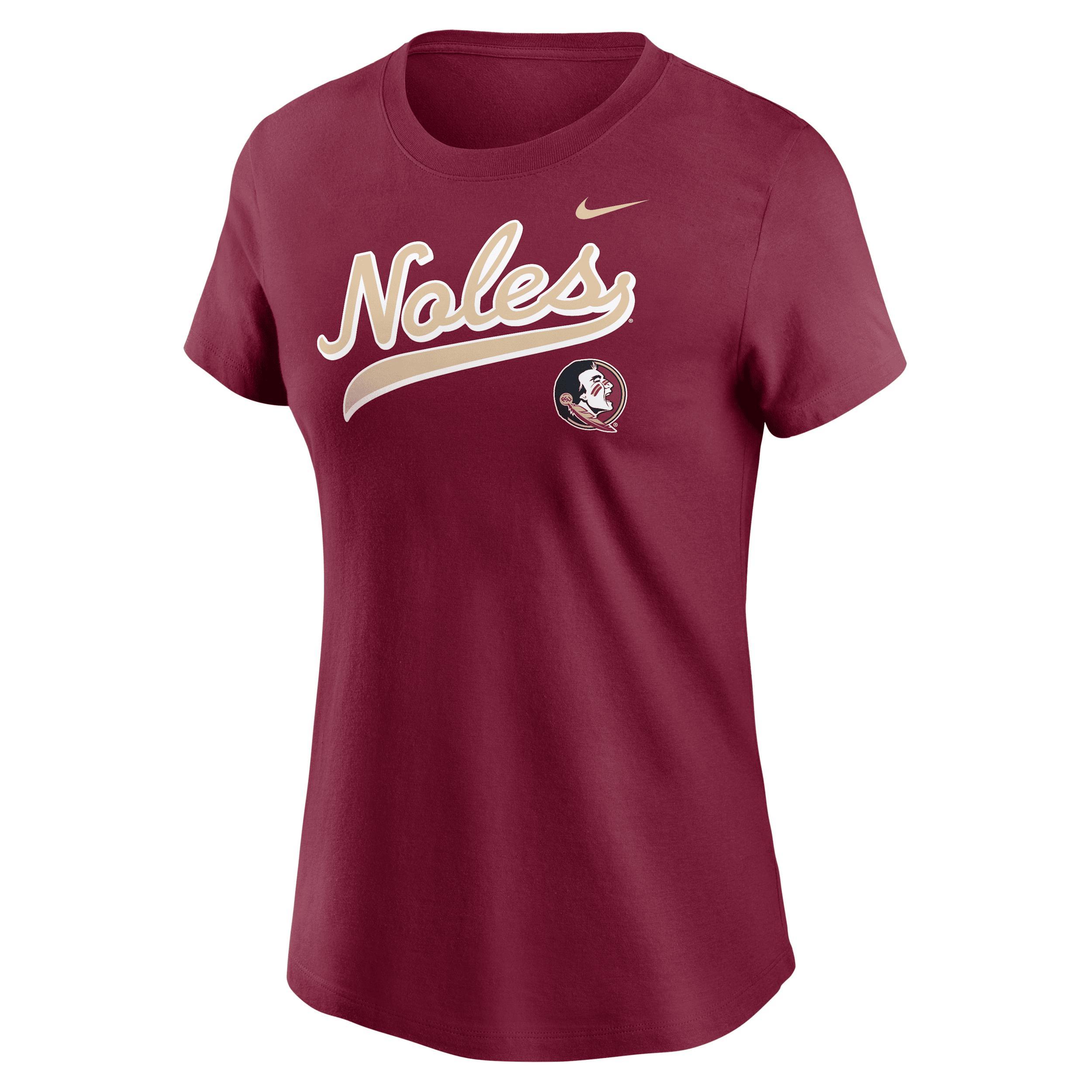 Florida State Athletic Prep Arch Local Script Women's Nike College T-Shirt Product Image