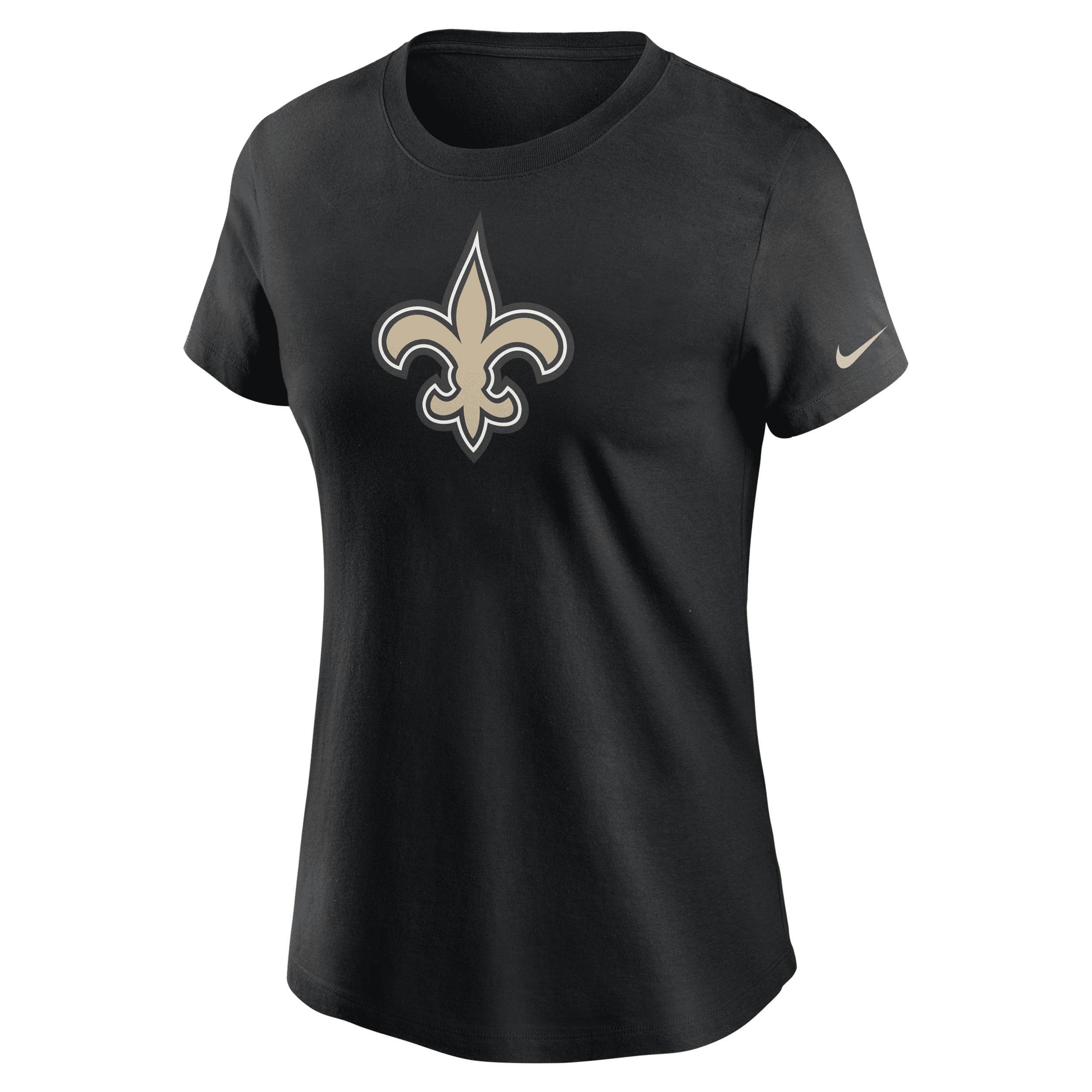 Womens Nike Black Las Vegas Raiders Logo Essential T-Shirt Product Image