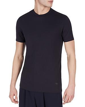 Basic Short-Sleeve Solid Crewneck T-Shirt Product Image