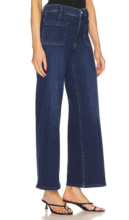 Frame Le Slim Patch Pocket Palazzo Jeans in Thunderstorm Product Image