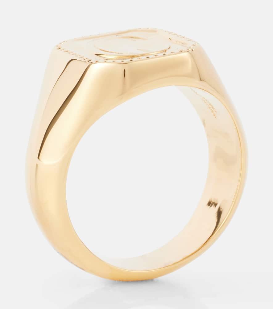 CHLOÉ Charms Embellished Ring In Gold Product Image