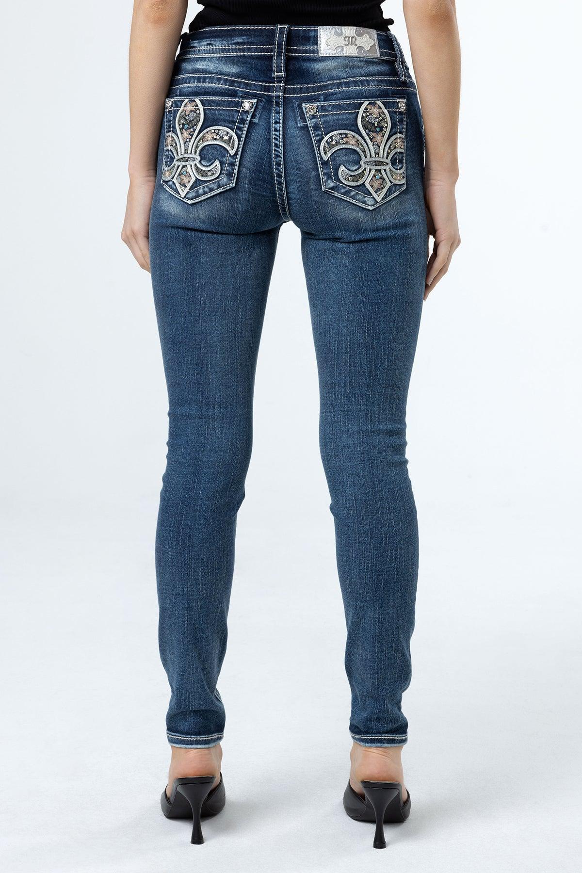 Floral Fleur Skinny Jeans Product Image