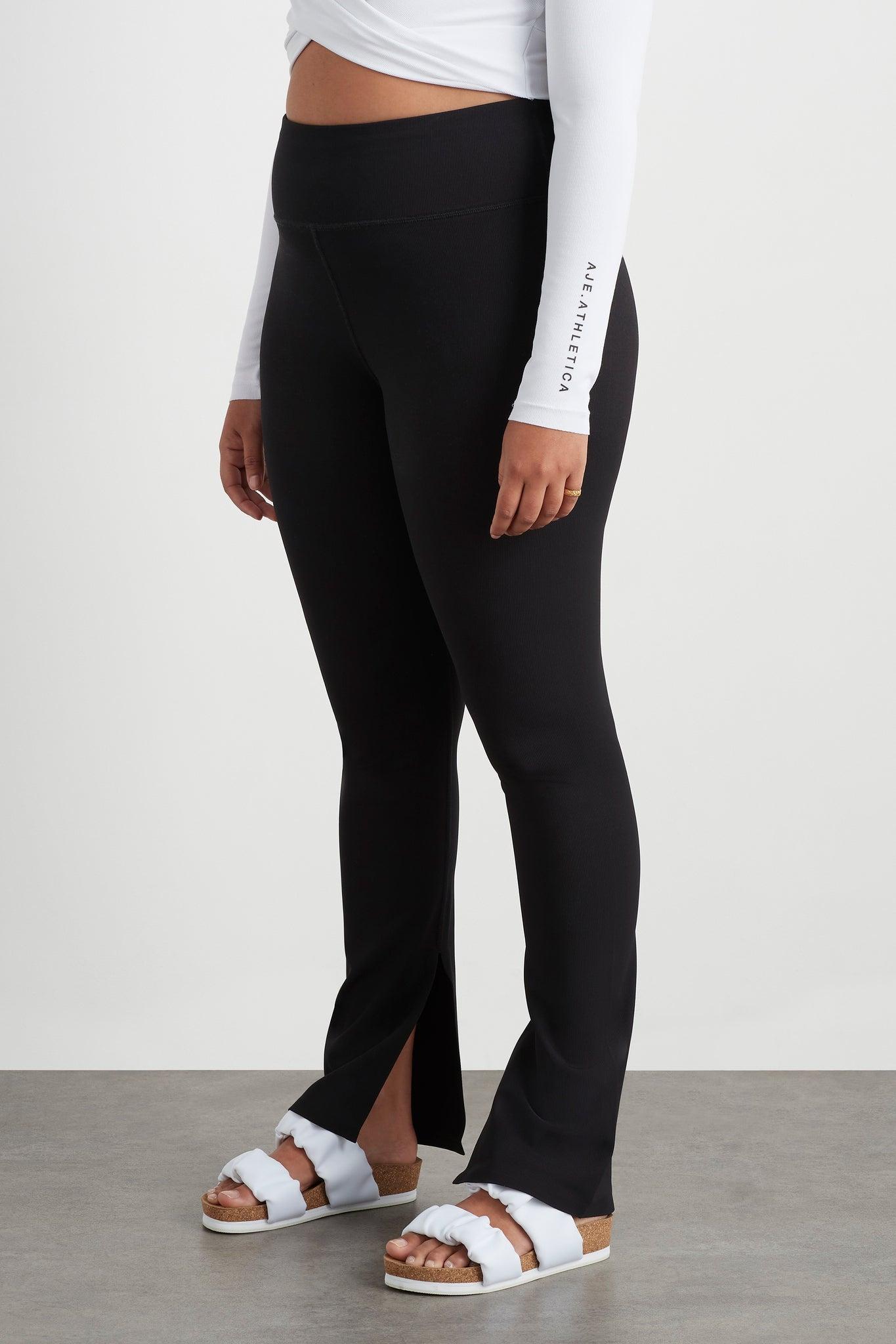High Waist Split Hem Legging 205 Product Image