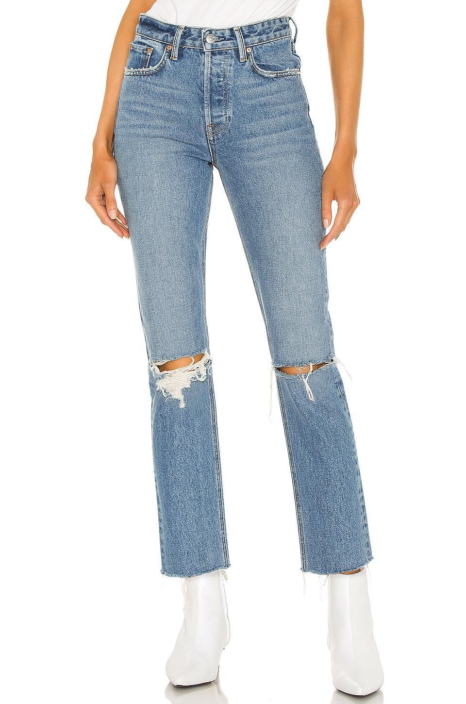 Karolina High Rise Straight Crop GRLFRND Product Image