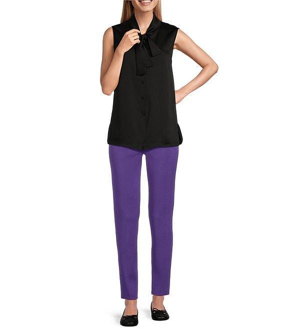 MISOOK Nancy Maylana Knit Slim Leg Pull-On Pants Product Image