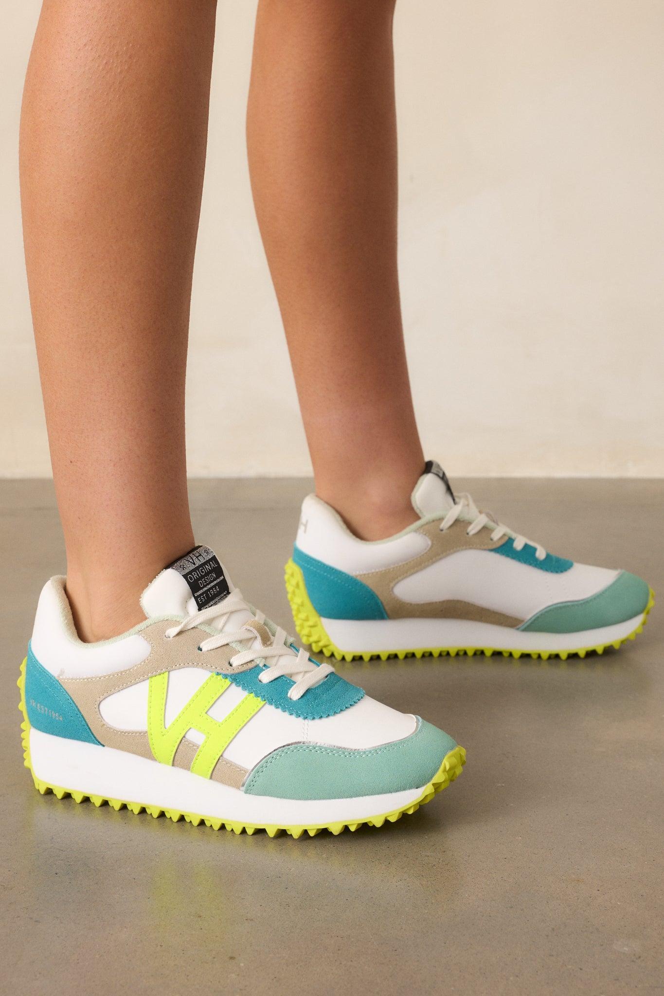 Vintage Havana Cosmic 5 Neon Yellow Multi Sneakers Product Image