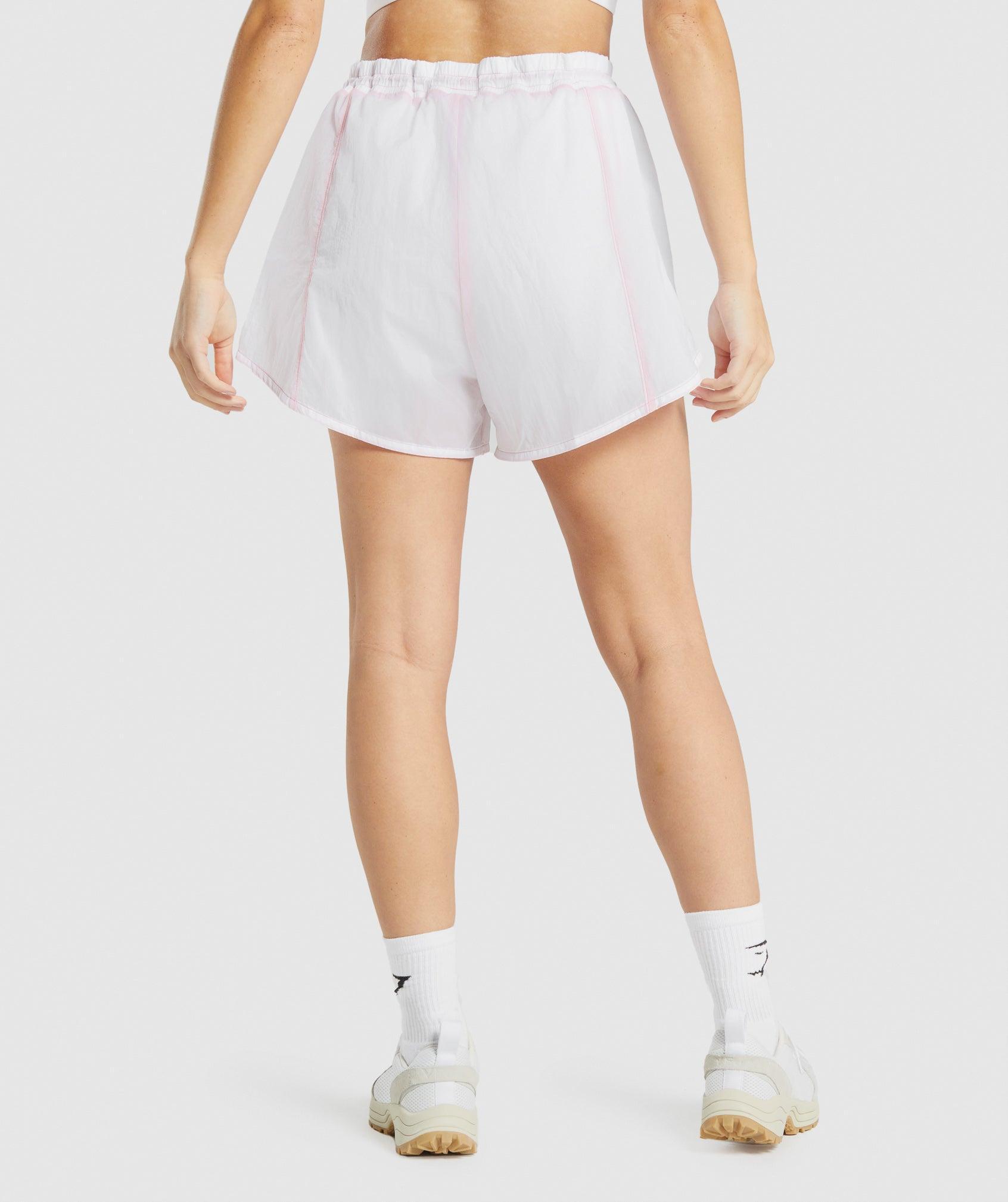 Gymshark Pulse 2 in 1 Shorts - White Female Product Image