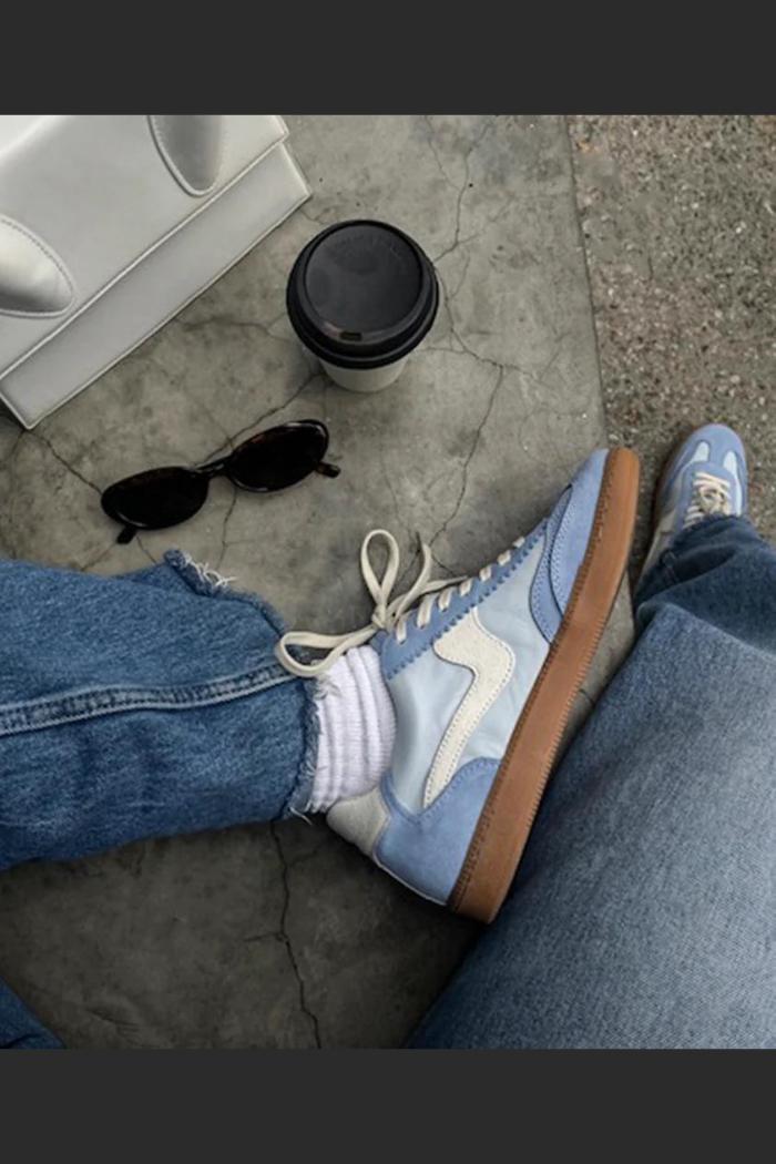 Notice Sneakers - Blue Suede Product Image