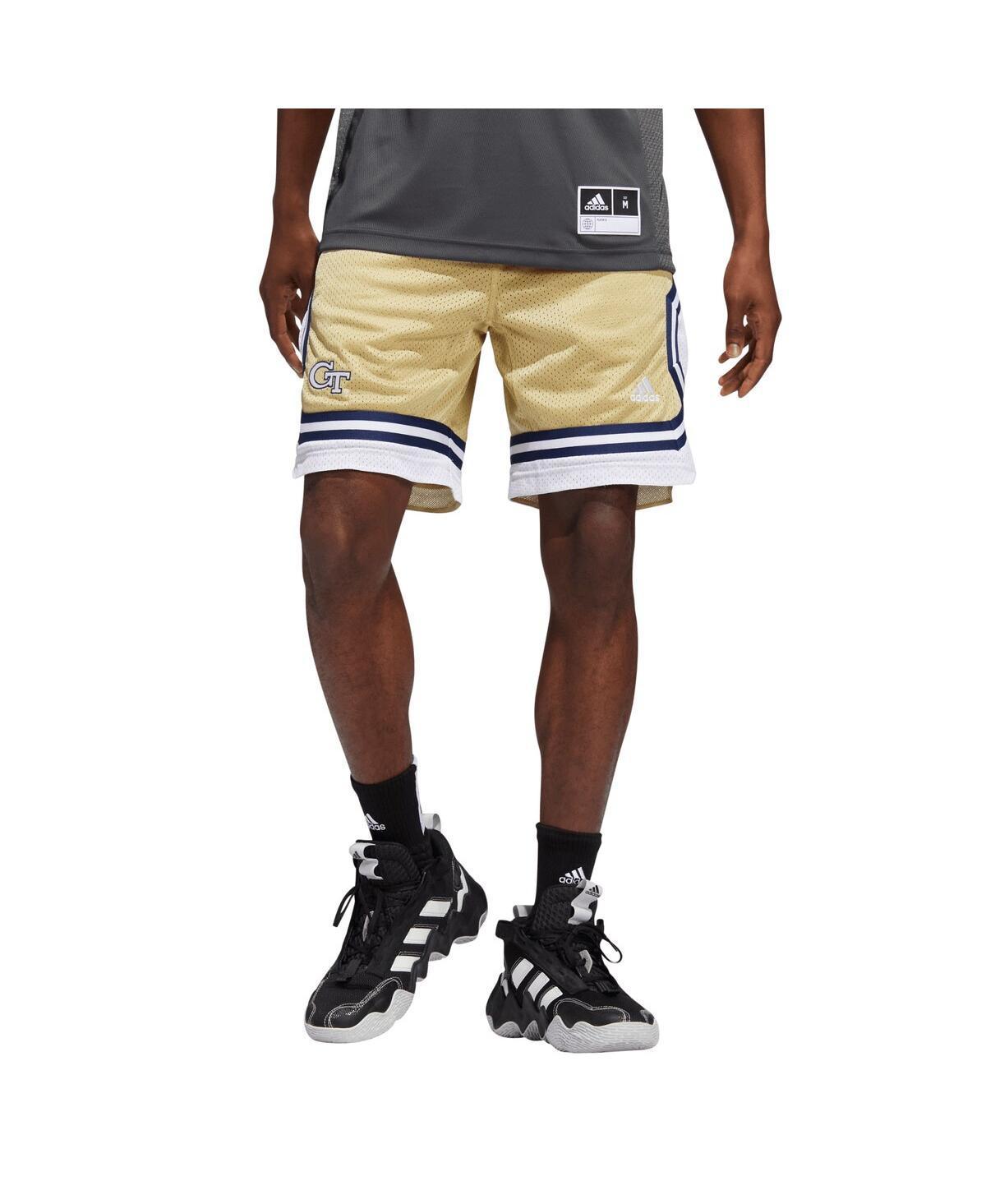 Men's adidas Gold Georgia Tech Yellow Jackets Swingman AEROREADY Basketball Shorts, Size: Small Product Image