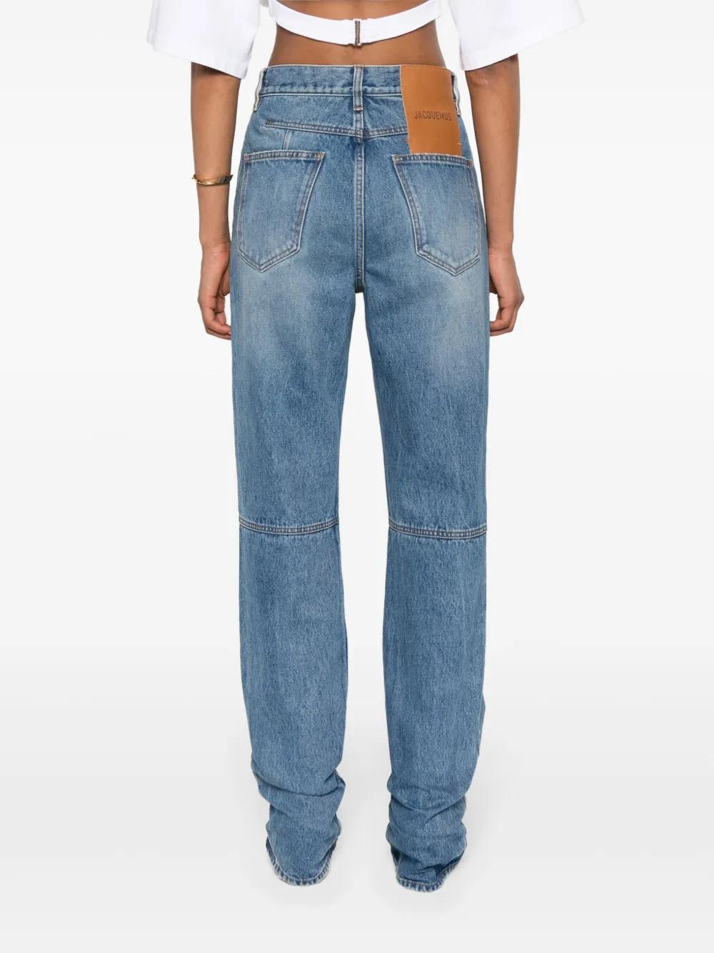 Le De-Nimes Droit high-rise straight jeans Product Image