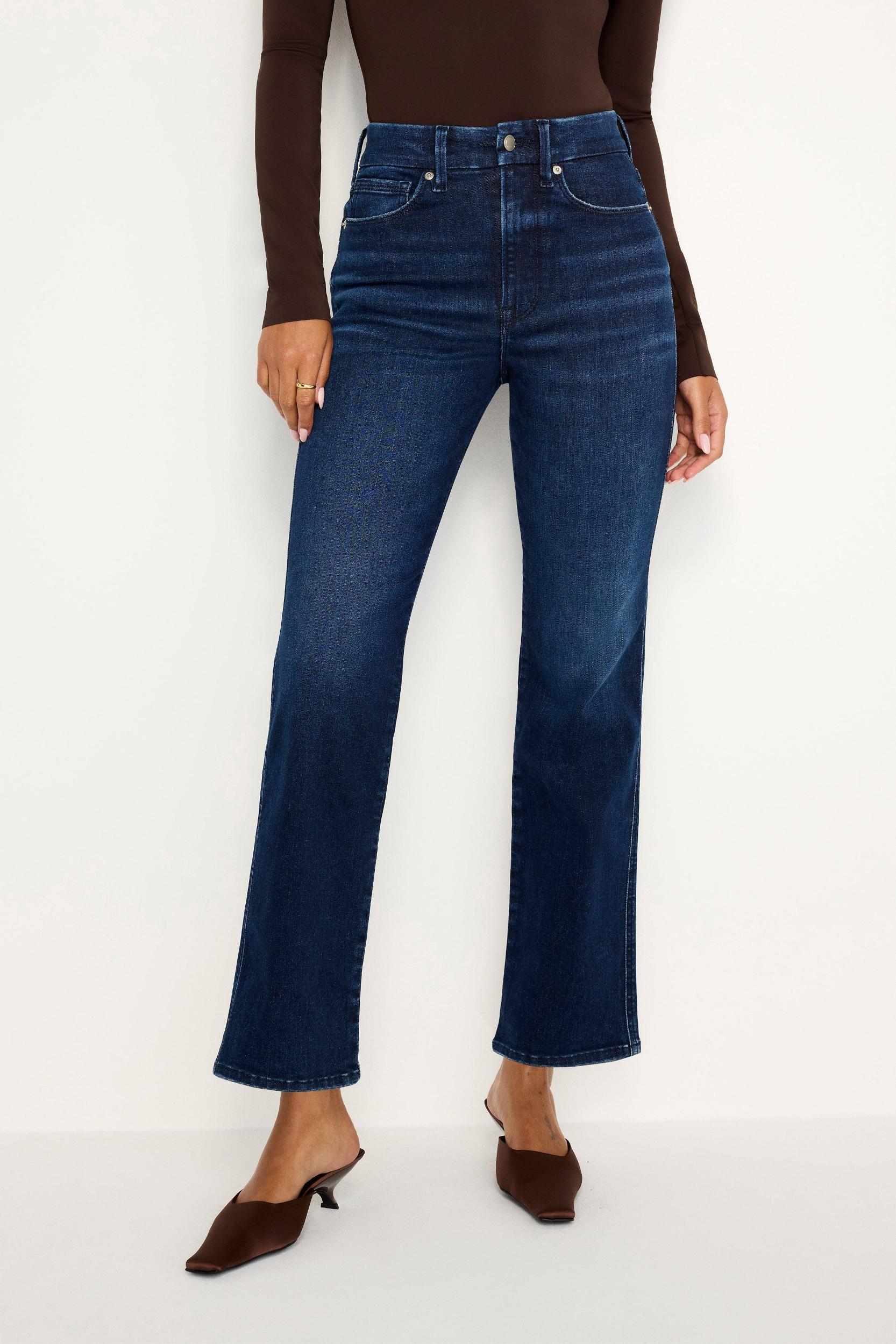 ALWAYS FITS GOOD CURVE STRAIGHT JEANS | INDIGO707 Product Image