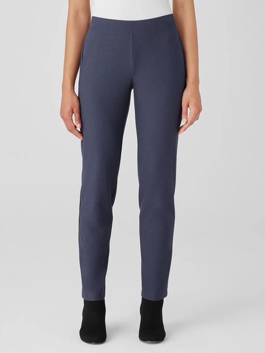 Navy J.Mueser Wool Linen Tab Trouser Product Image
