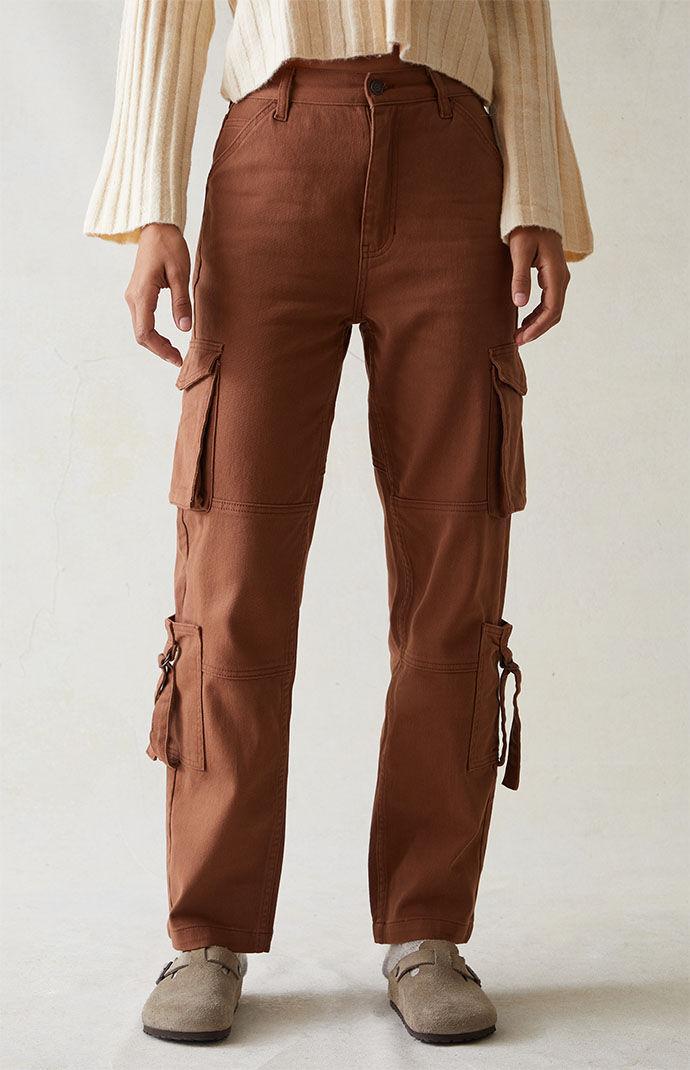 Women's Comfort Stretch Cargo Dad Pants - Product Image