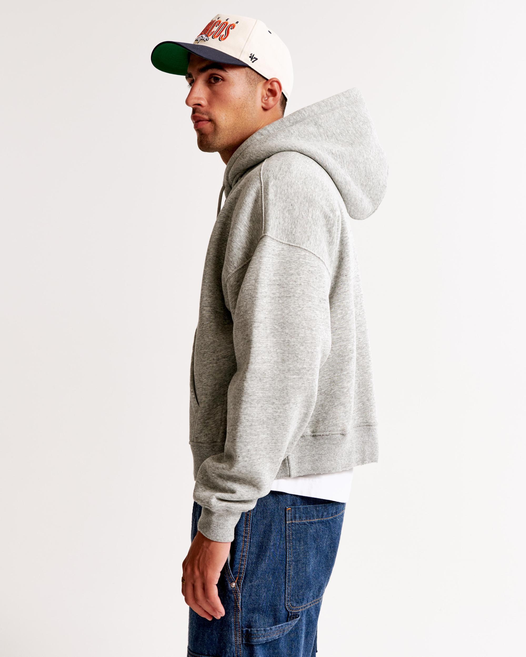 Essential Cropped Popover Hoodie Product Image