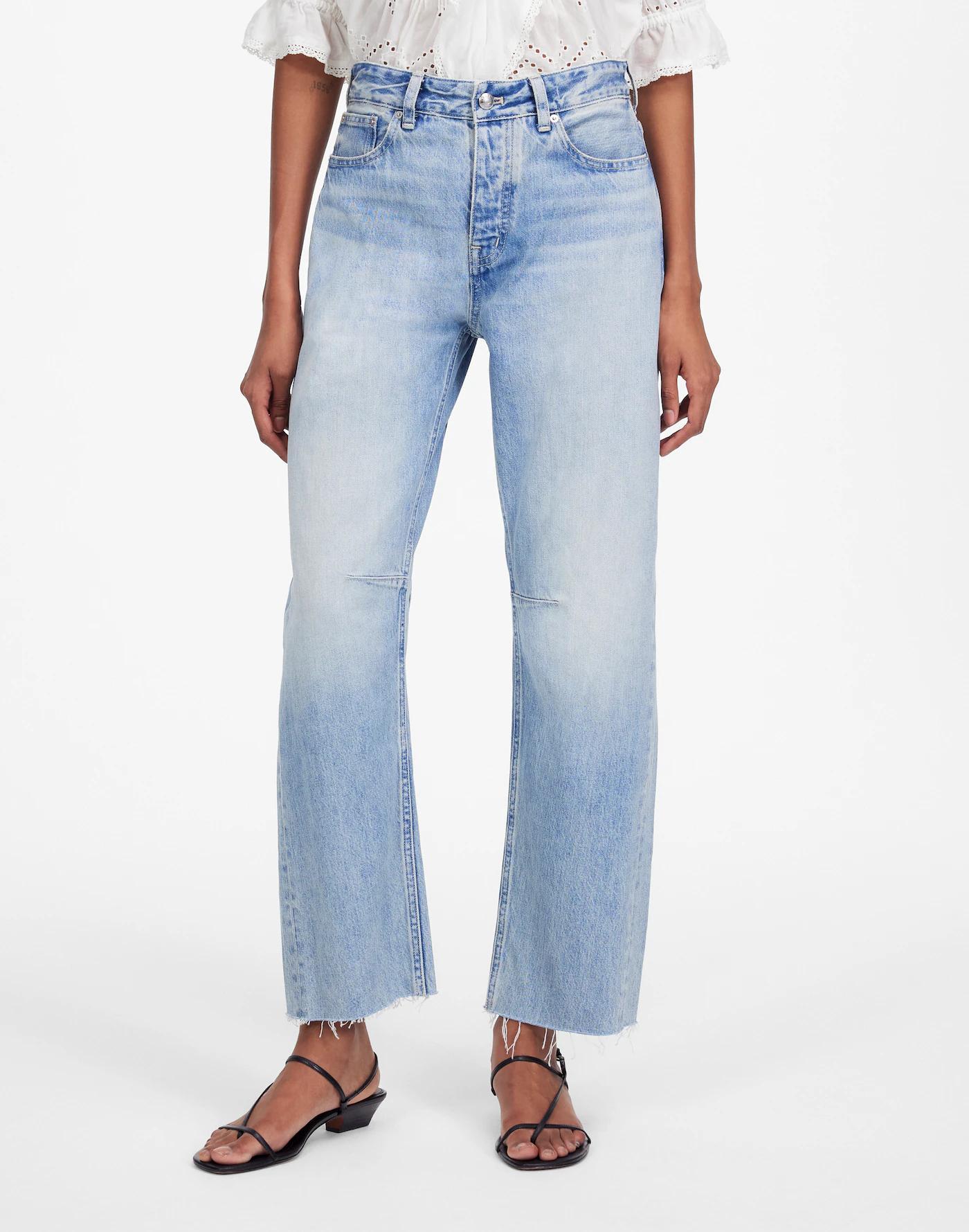 The Darted Barrel-Leg Jean Product Image