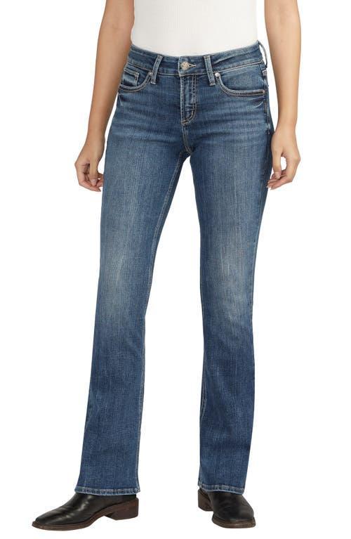 Silver Jeans Co. Washed Elyse Mid Rise Bootcut Jeans Product Image