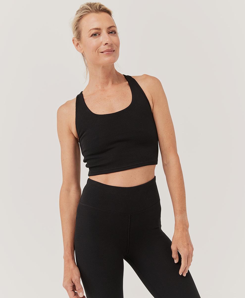 Womens On the Go-To Rib Crop Tank 2XL Product Image