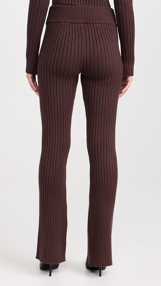GUIZIO Thalia Rib Pants | Shopbop Product Image