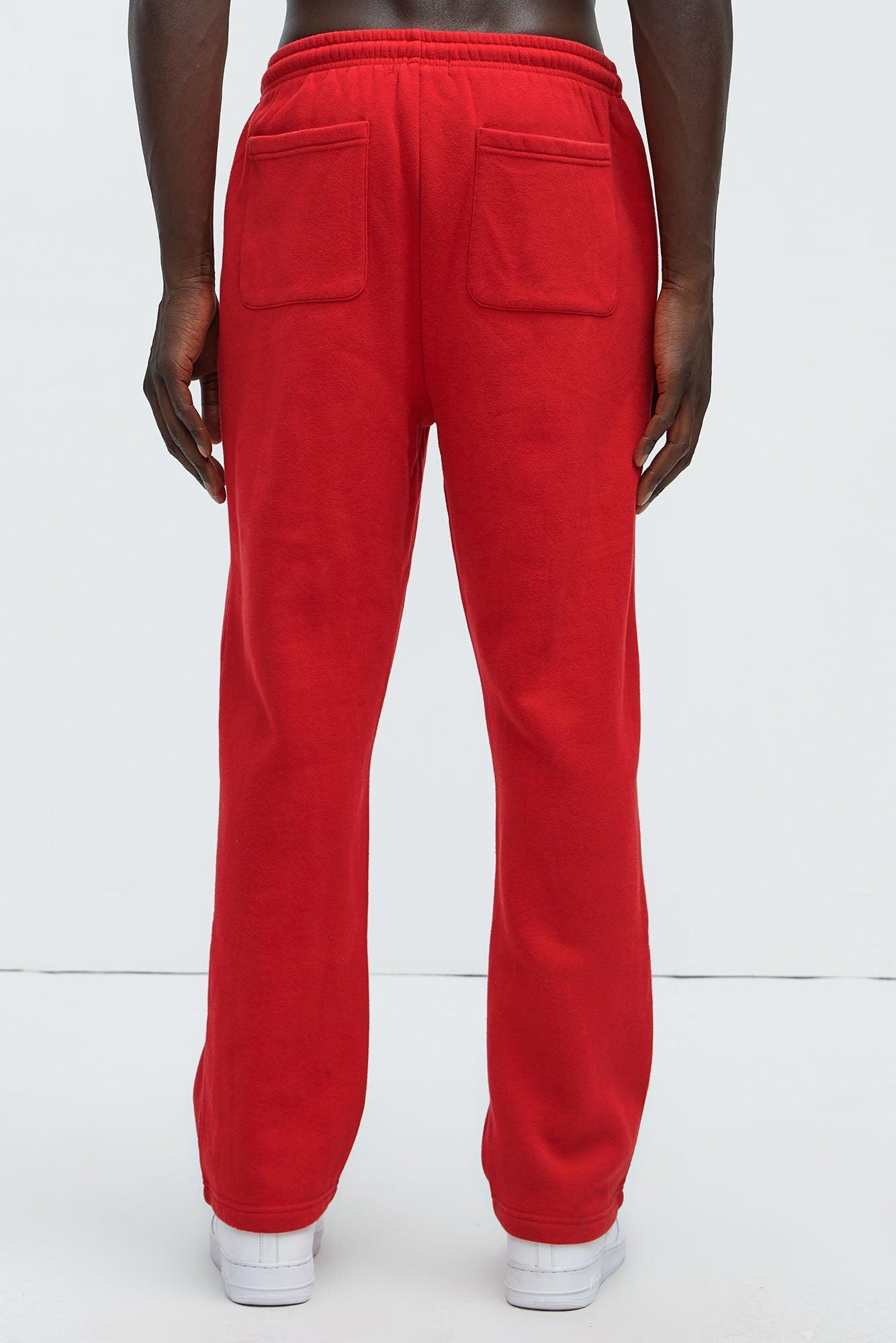 Tyson Just Go With It Straight Sweatpants - Red Product Image