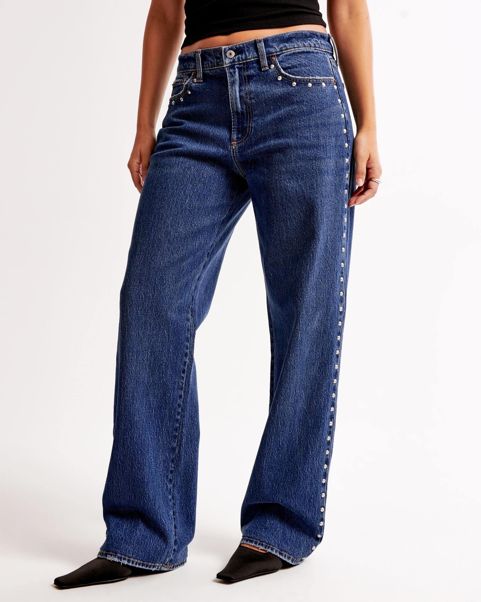 Curve Love Low Rise Baggy Jean Product Image