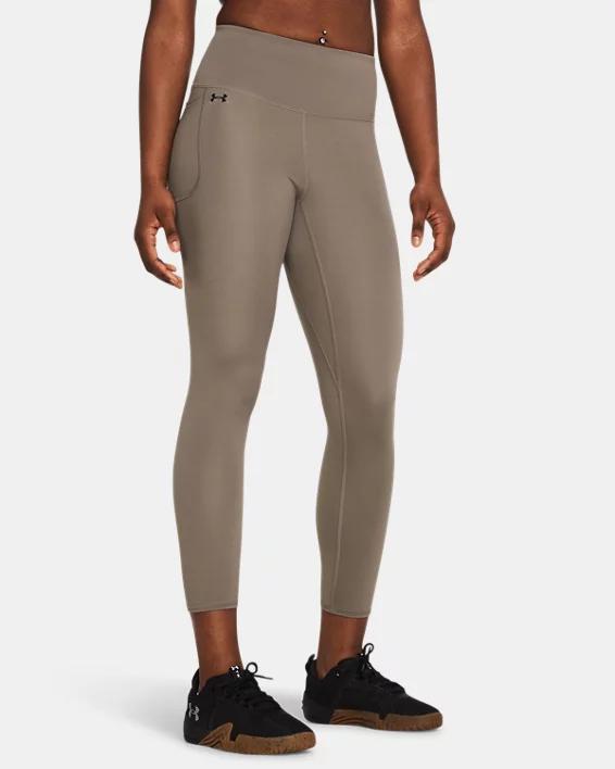 Women's Under Armour Motion High-Waisted 7/8 Ankle Leggings, Size: Medium, Ether Blue Product Image