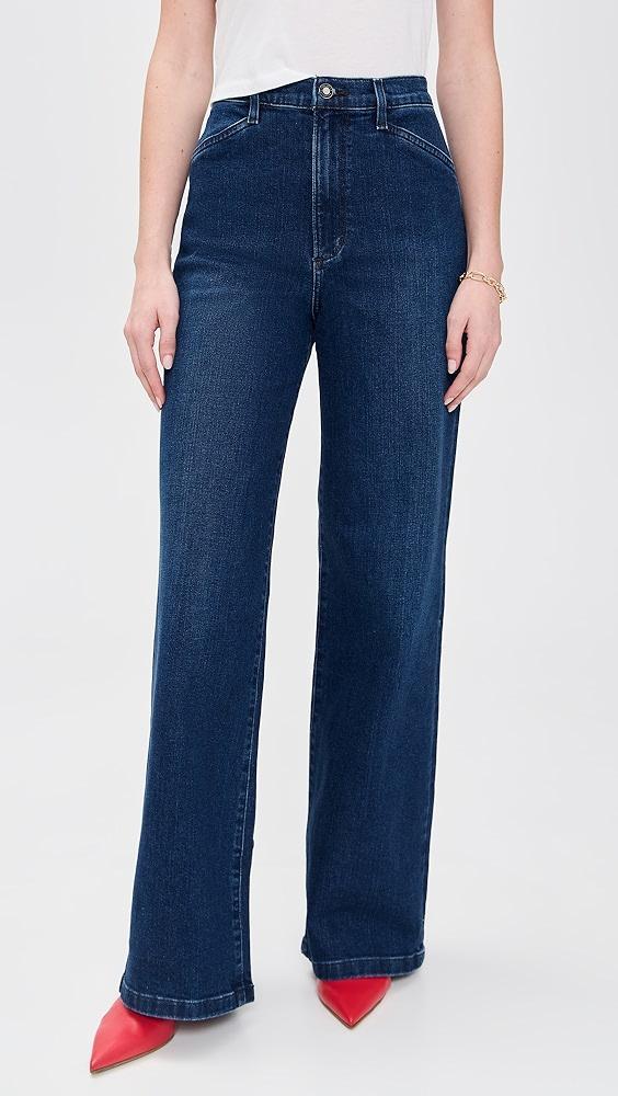 Favorite Daughter The Mischa Super High Rise Wide Leg Jeans | Shopbop Product Image