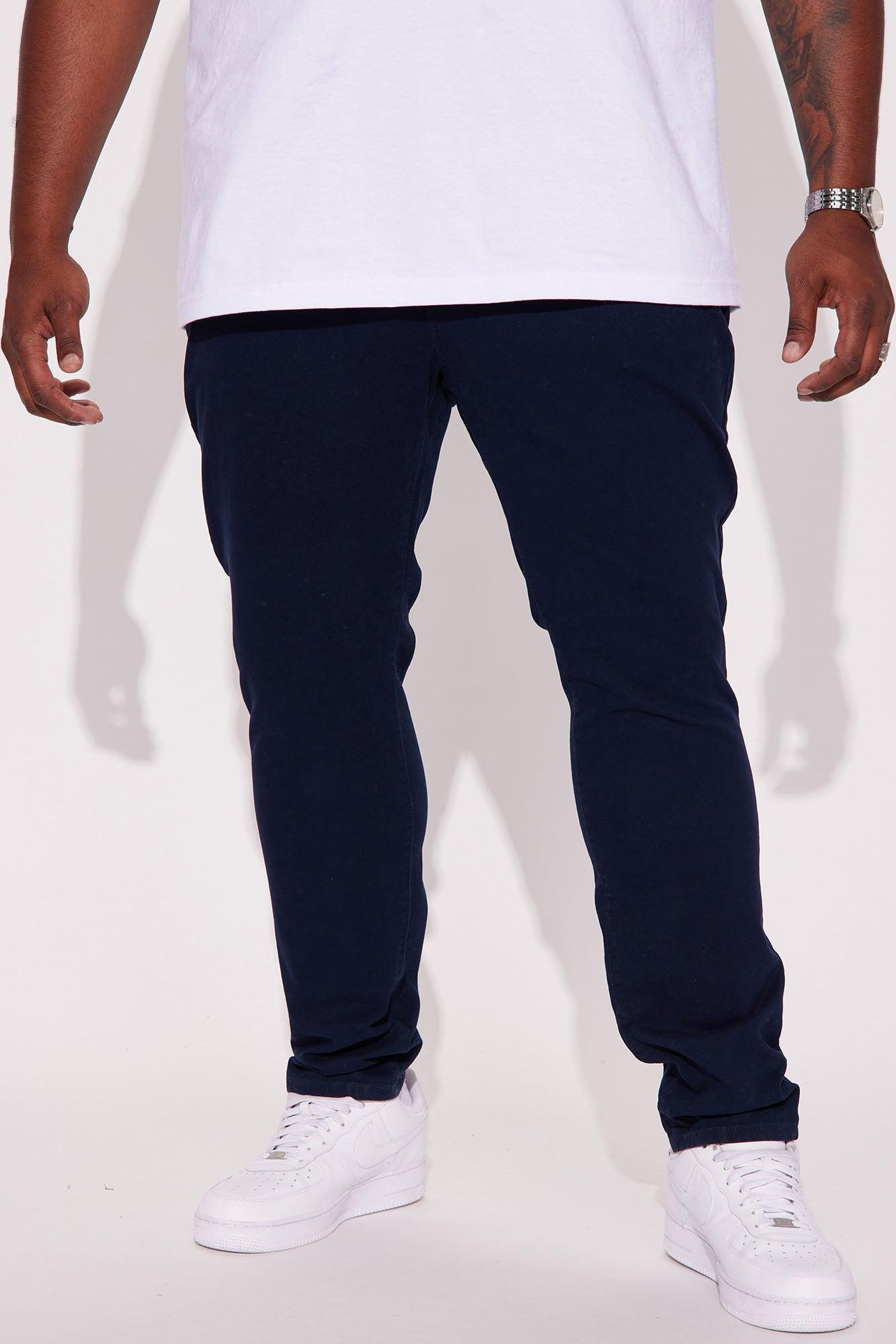 Mac Chino Skinny 5 Pocket Pants - Navy Product Image