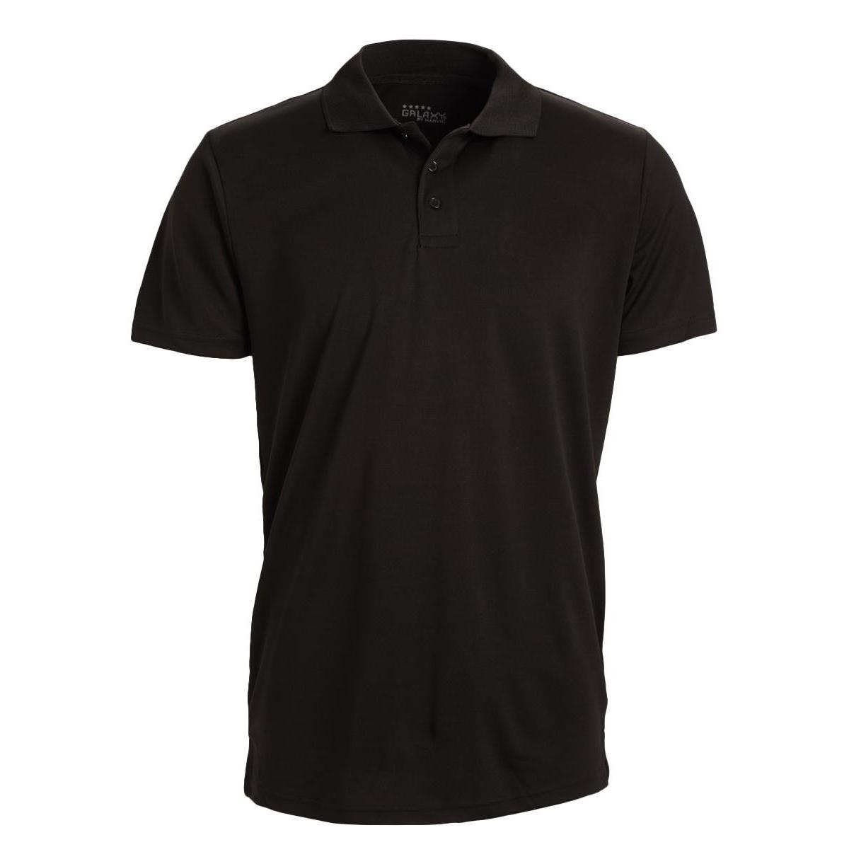 Galaxy By Harvic Mens Tagless Dry-Fit Moisture-Wicking Polo Shirt Product Image