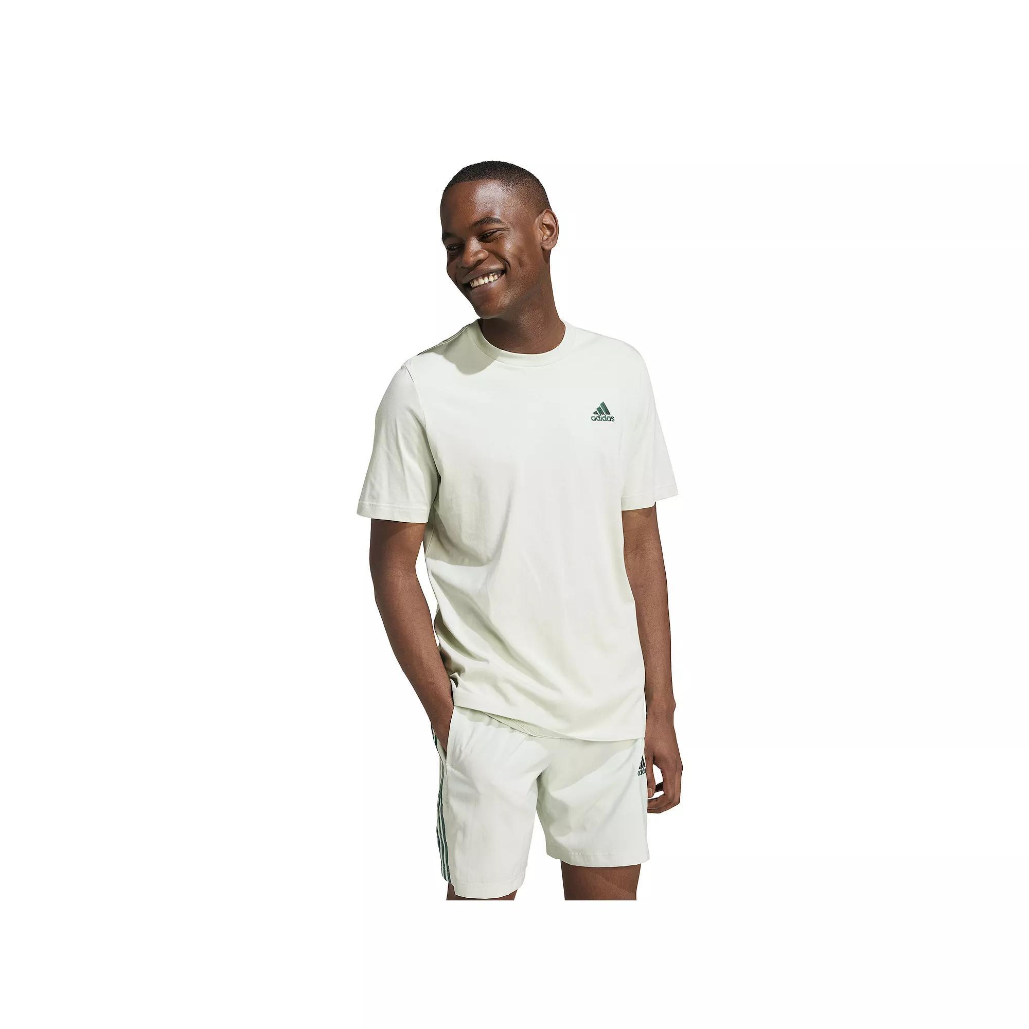 Men's adidas Sportswear Essentials Basic Tee, Size: XL, Linen Green Product Image