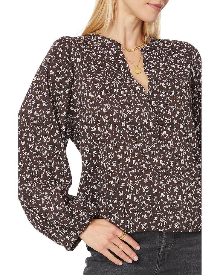 Silk Cotton Sage Wood Blouse Product Image