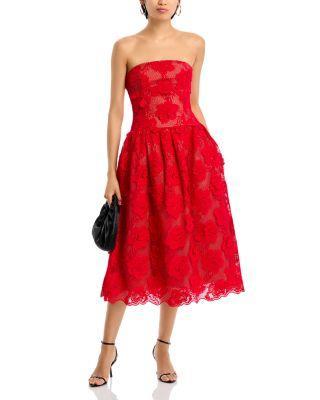 Lace Midi Dress Product Image