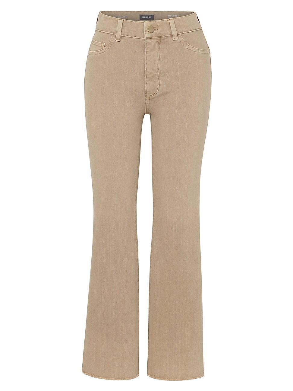 DL1961 Bridget High Rise Bootcut Instasculpt Jeans in Sand Product Image