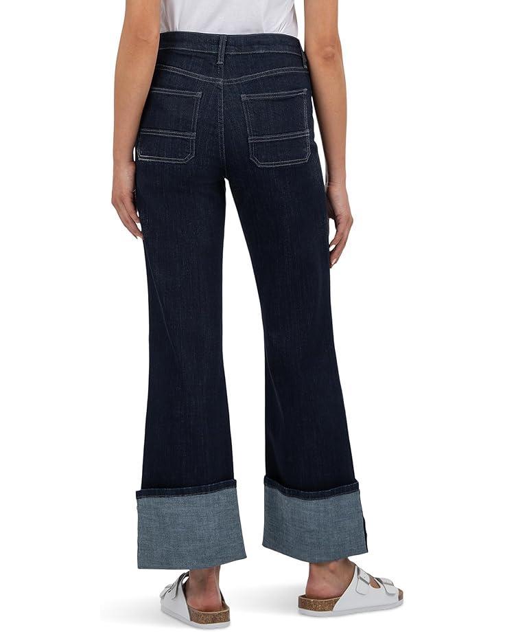FAY HIGH RISE FAB AB STRAIGHT LEG-ROLL UP RAW HEM Product Image