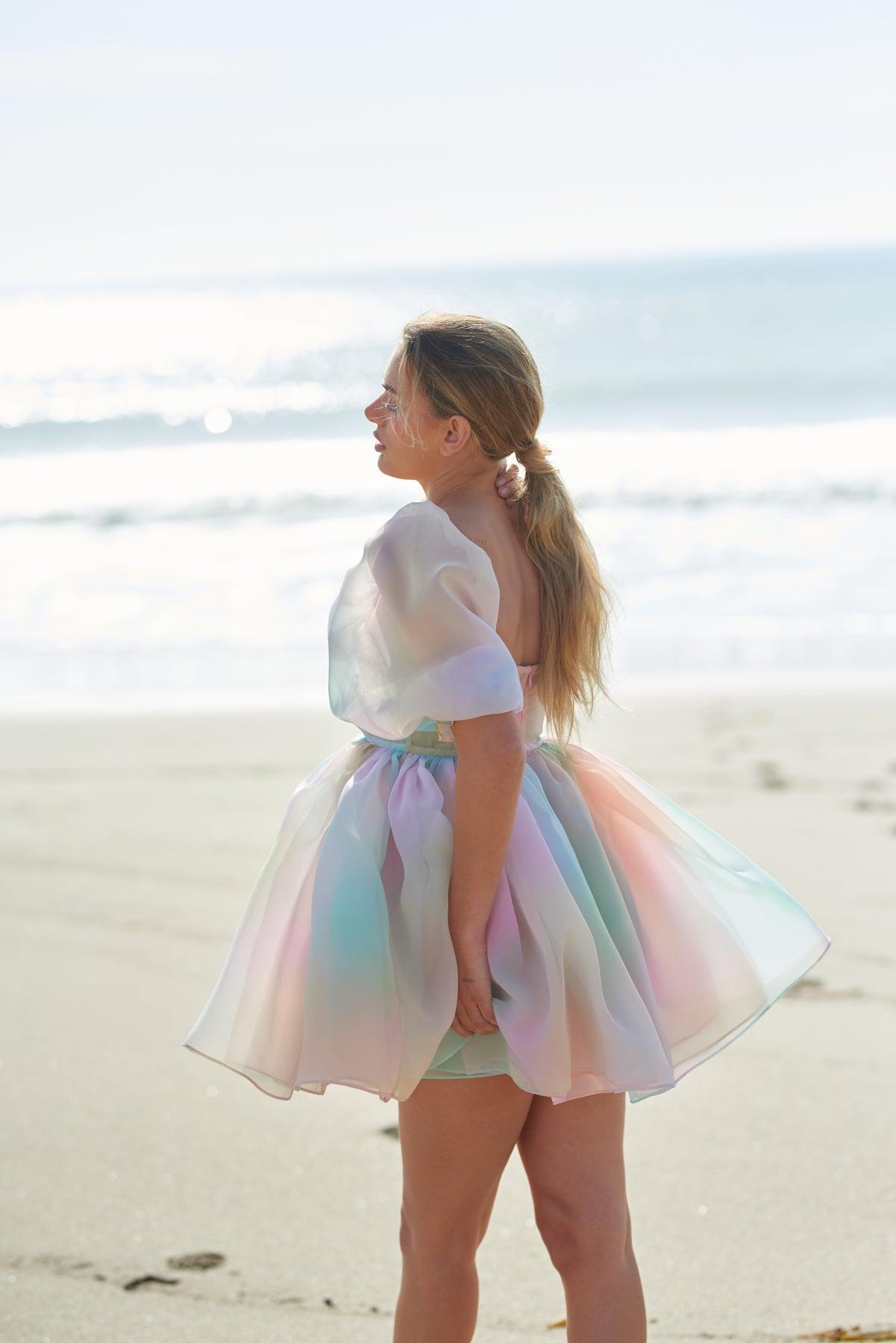The Rainbow Puff Dress Product Image