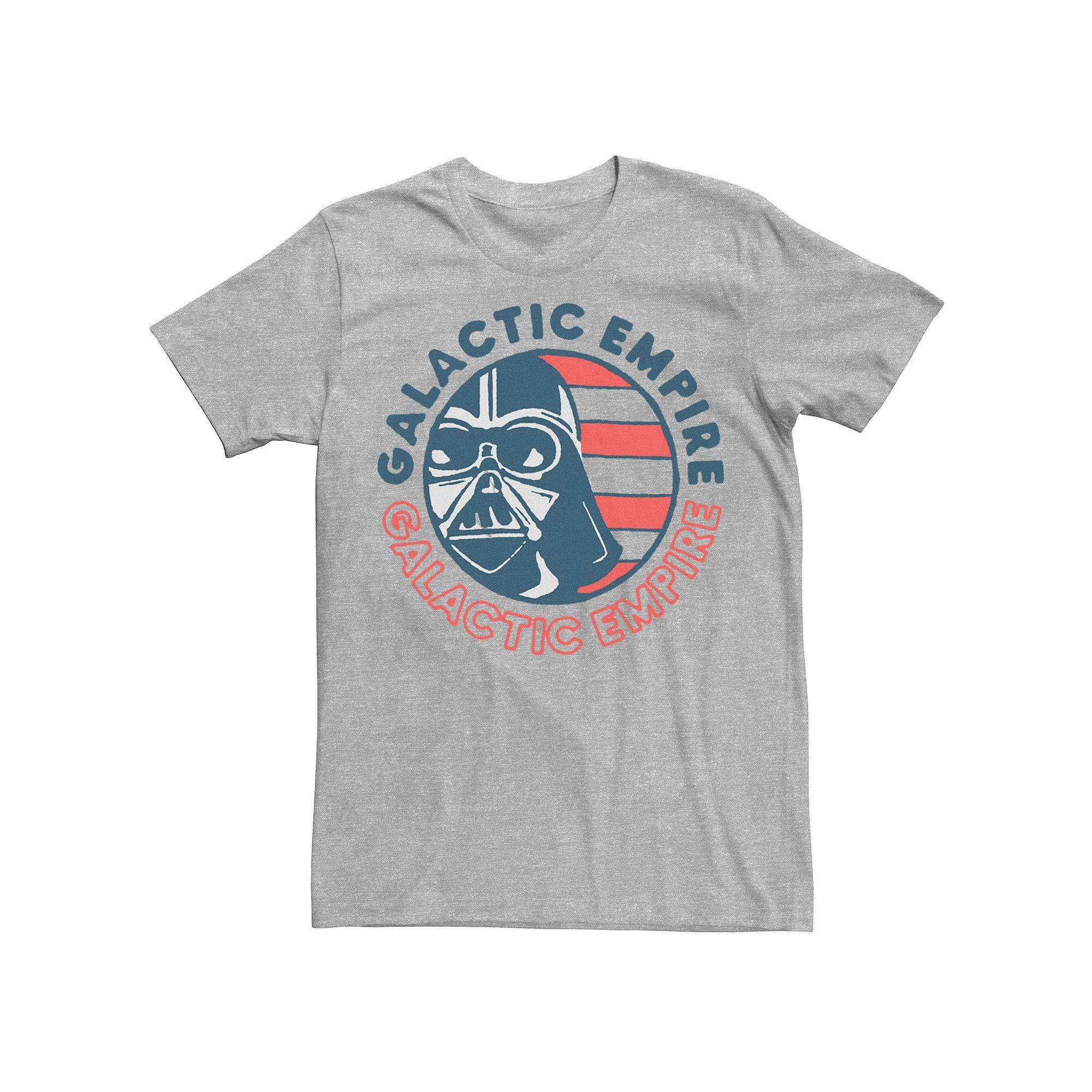 Men's Star Wars Vader Galactic Empire Lest Chest Tee, Size: Small, Athletic Grey Product Image
