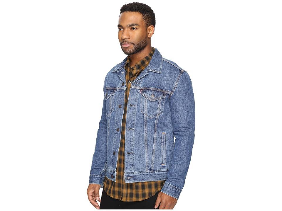Men's Levi's® Trucker Denim Jacket, Size: XS, Medium Stonewash Product Image