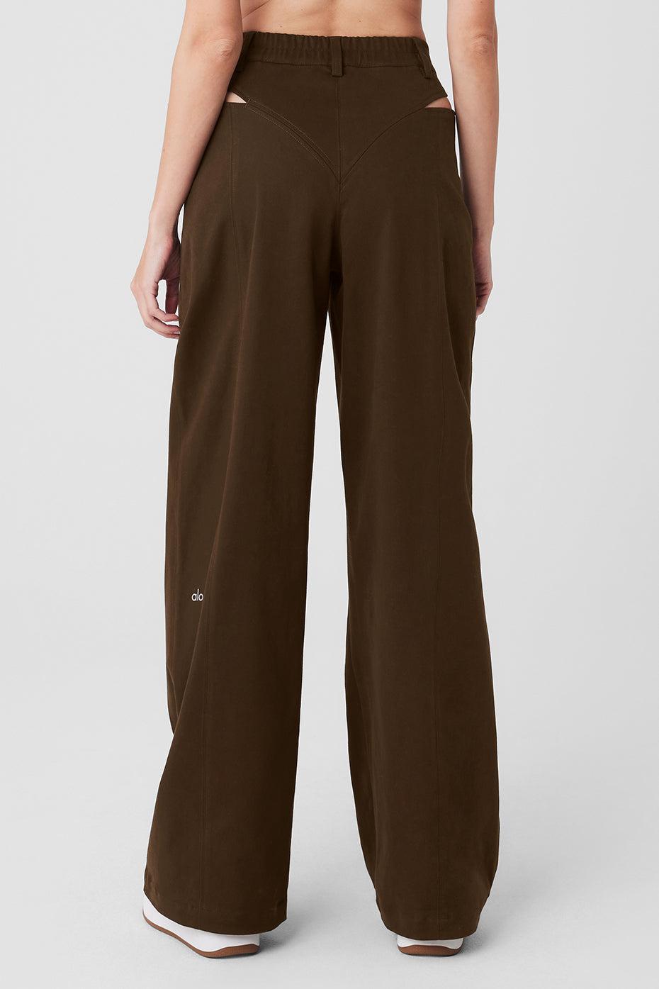 High-Waist Risk Taker Trouser - Espresso Female Product Image