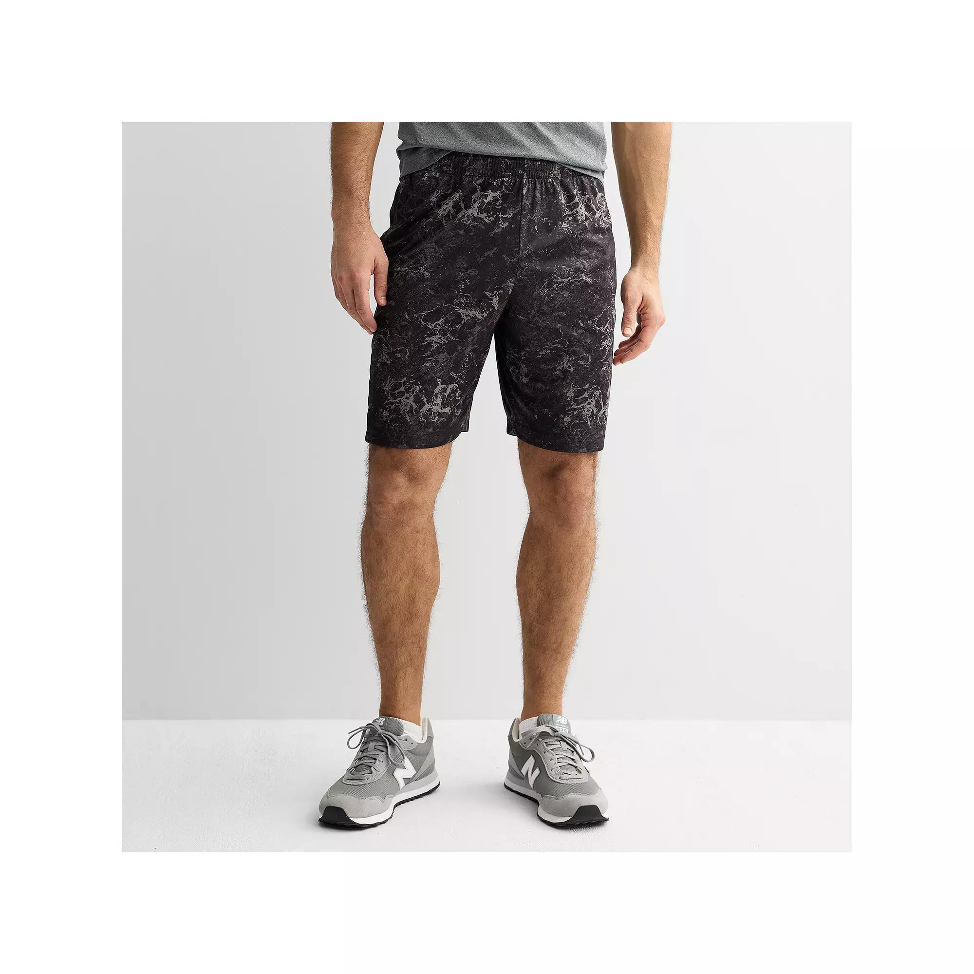 Men's Tek Gear® 9 in. Dry Tek Shorts, Size: Medium, Obsidian Texture Product Image