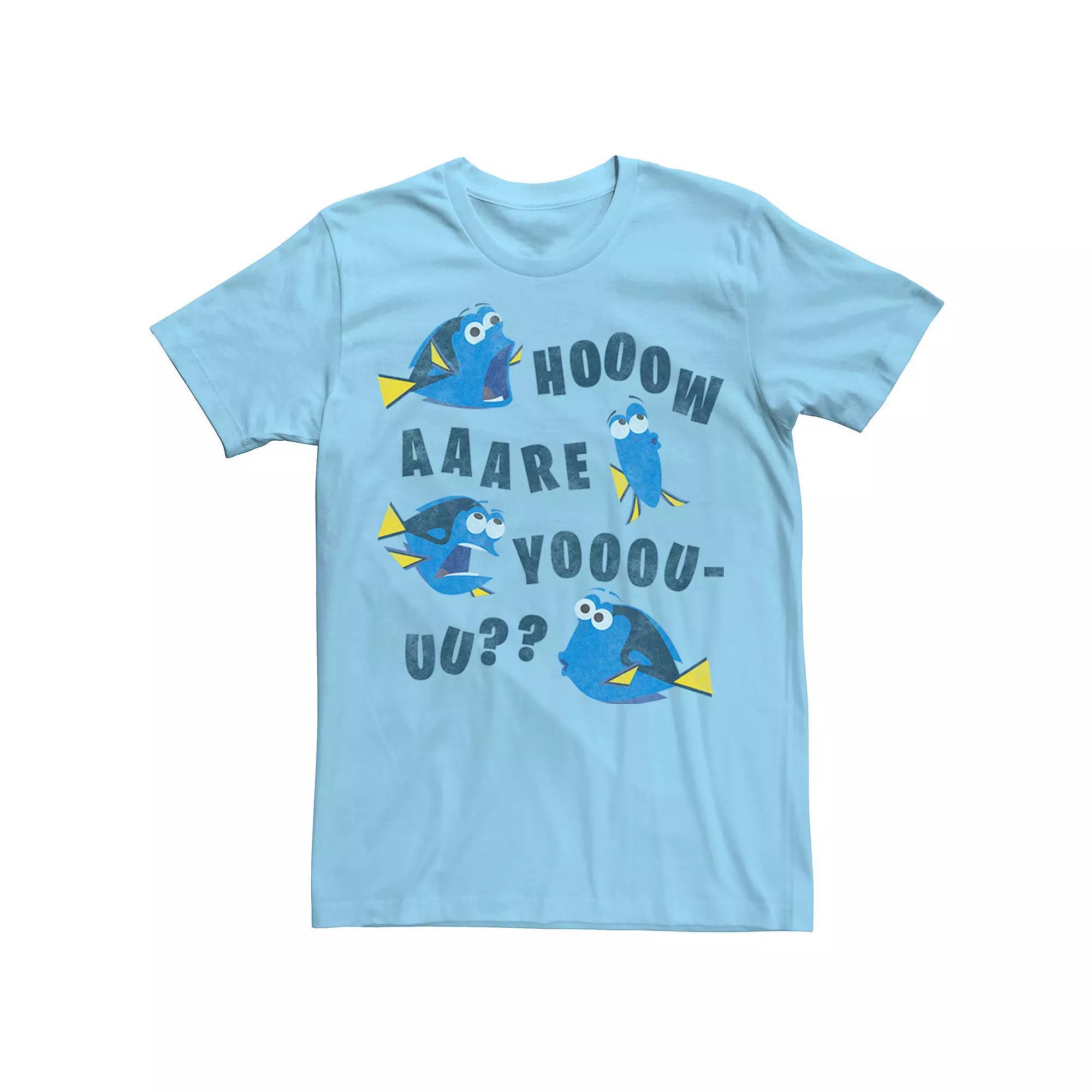 Disney / Pixar's Finding Dory Men's How Are You Tee, Size: Large, Light Blue Product Image